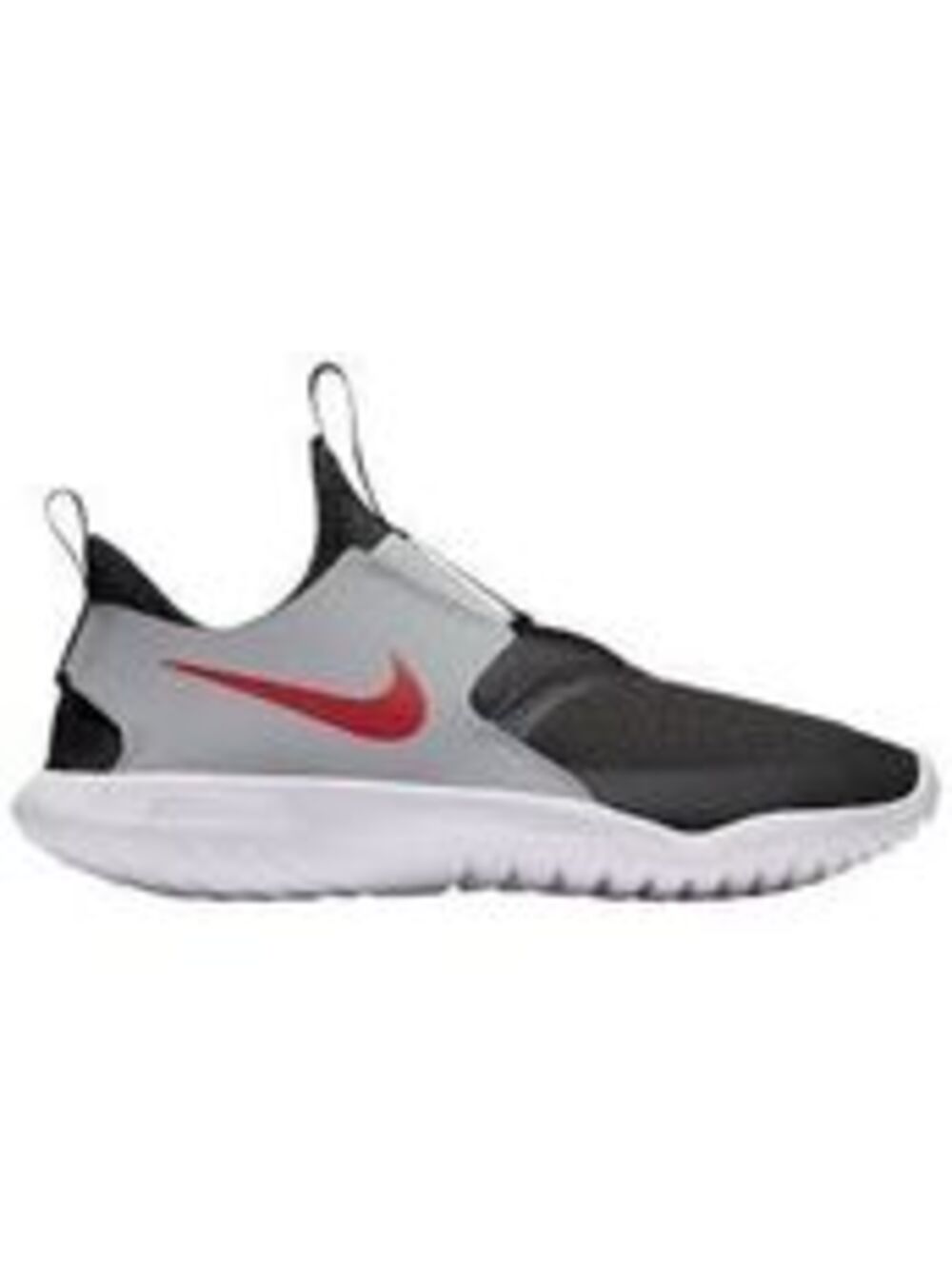 Nike Flex Runner GS size 3Y Dark Smoke Grey / University Red